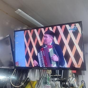 google tv: LED-телевизор OSTEN, диагональ 32 дюймов черная тонкая рамка — 3