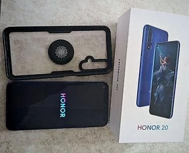 honor 10 lite: Honor 20, Б/у, 128 ГБ, цвет - Синий — 1