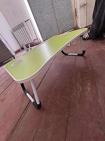 компьютерный столик для ноутбука: Складной стол для ноутбука, цвет - Зеленый — 3