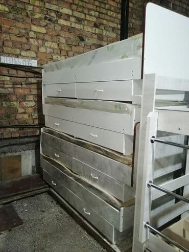 трех ярусный кровать: Детская односпальная кровать, Новый, Для девочки, Для мальчика, С бортиком, ДСП, Платная доставка — 9