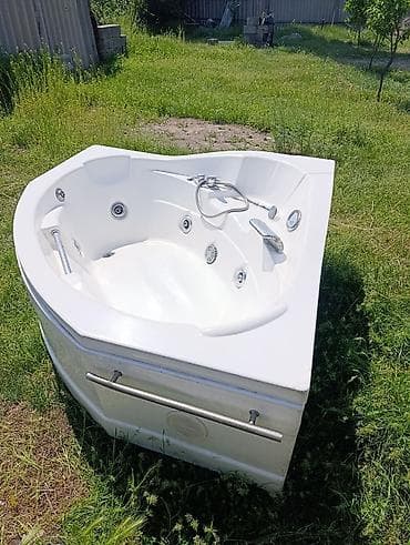 тропический душ: Джакузи, Угловая, Акрил — 1