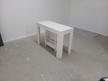 круглый раздвижной стол: Стол трансформер Для кухни, Раскладной стол, Длина, см: 300 см, цвет - Белый — 6