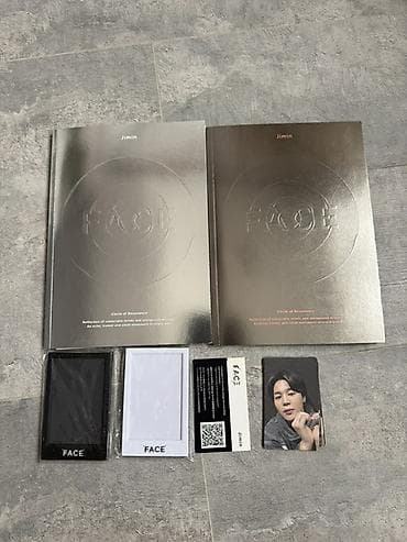 CD, DVD диски: Альбом Jimin — FACE (версия Photobook). Комплект из двух вариантов — 1