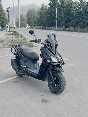 одежда для мотоцикл: Скутер/максискутер внедорожного стиля, черный - Агрессивный дизайн с — 2