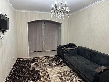 Батирлер: 1 бөлмө, 45 м², Көк-Жар ж/м 106-серия жакшыртылган, 9 кабат, Косметикалык оңдоо — 7