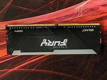ddr3 dimm: Оперативная память (RAM) для ПК, Б/у, Kingston Fury, 16 ГБ, DDR4, 2400 МГц — 1