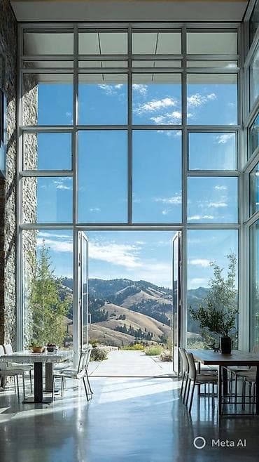 Панорамные окна и входные порталы под заказ - Изготовление и монтаж