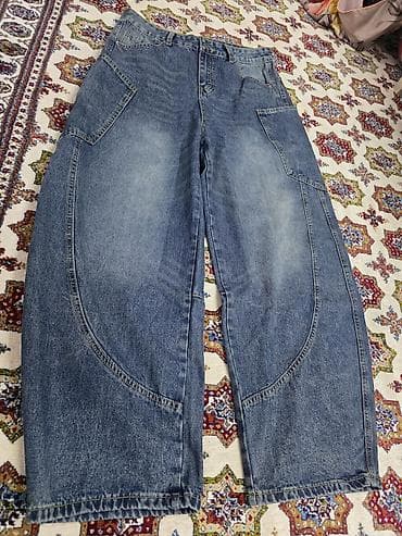 jea: Curved Blade Jeans - Посадка средняя. - Свободный, широкий крой с — 5
