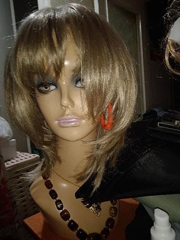 волосы: Парики с чёлкой — набор из 3 моделей 1) Длинный прямой парик, цвет — 7