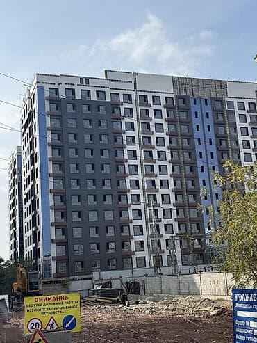 асман резиденс 9 джалал абад: 1 комната, 37 м², Элитка, 5 этаж, Готовая ПСО (под самоотделку) — 1