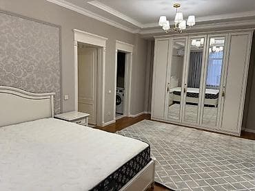 osh flats: 3 комнаты, С мебелью полностью — 4