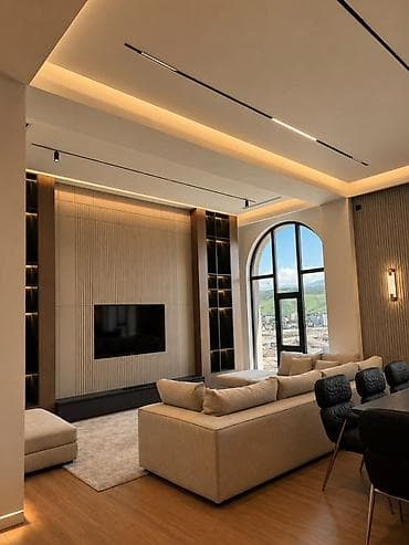 pro group: 3 комнаты, 140 м², Ала-Арча ТРЦ Элитка, 14 этаж, Дизайнерский ремонт — 5