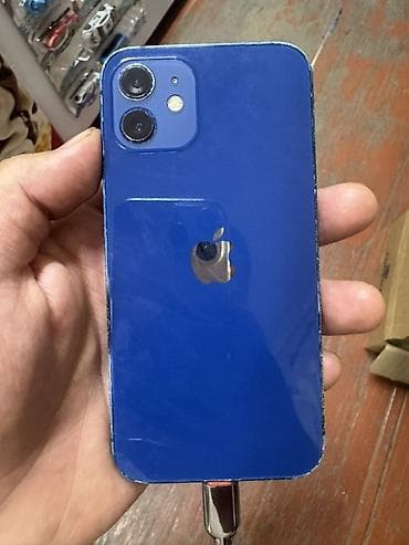 iphone 13 pro green: IPhone 12, Б/у, 128 ГБ, Синий, Защитное стекло, Чехол, Кабель, 100 % — 1