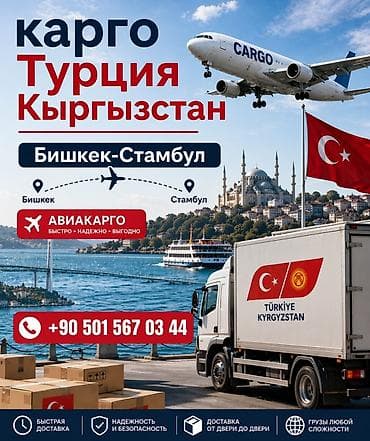 Авиакарго Турция — Кыргызстан: Бишкек — Стамбул - Перевозка грузов — 2