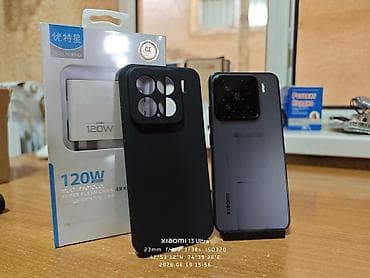 note 15: Xiaomi, 15, Б/у, 256 ГБ, цвет - Черный, 2 SIM — 1