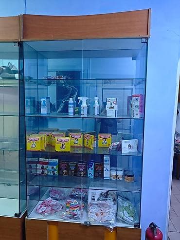 витринные полки б у: Витрина С подсветкой, 216 см * 100 см * 30 см, Б/у — 1