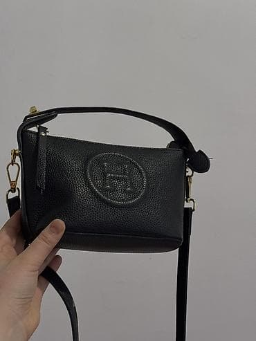 Бижутерия: Набор женских мини‑сумок (3 шт.) 1) Черная мини‑сумка с тиснением — 2