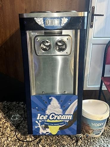 аппараты для чистки ковров: Аппарат для мягкого мороженого (soft ice cream), напольный. - Два — 2
