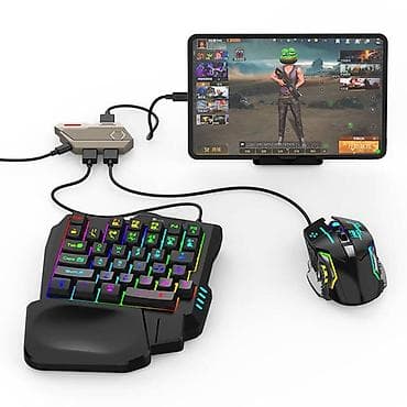 hyperx pulsefire haste: 🎮 Игровой комплект 4 в 1 для телефона (Клавиатура + Мышь + Адаптер + — 3