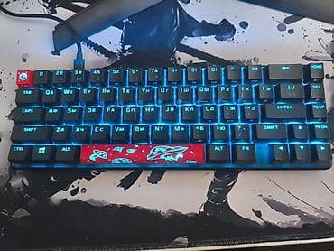 кастомные: Клавиатура, HyperX, Механическая, Проводное подключение, Размер: 65% — 1
