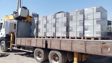 Газоблоки (автоклавный газобетон) на поддонах - Формат: прямоугольные
