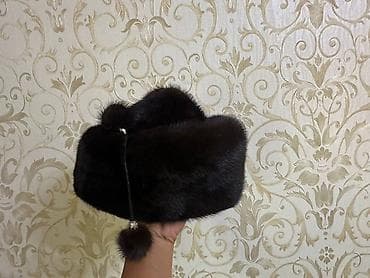 головные уборы мужские: Шапка, Ушанка, Норка, Зима, С помпоном — 2