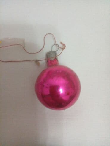 декоративный форма: Новогодние ёлочные игрушки (набор стеклянных шаров) - Материал — 5