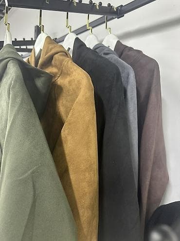 штаны для дома: Костюм худи + джоггеры из мягкого велюра/замши на ощупь. Опт 550 сом — 2