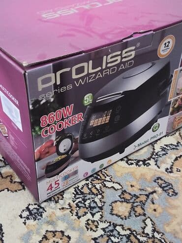 емкость dvd: Мультиварка Proliss series Wizard Aid - Корпус: черный пластик с — 6