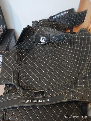 мото техники: Экокожа Накидка на панель Honda, цвет - Черный — 3