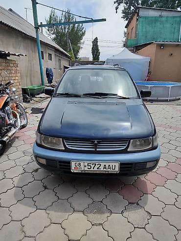 Унаа сатуу: Mitsubishi Space Wagon: 1995 г., 1.8 л, Кол менен иштөөчү, Бензин, Вэн/Минивэн — 1