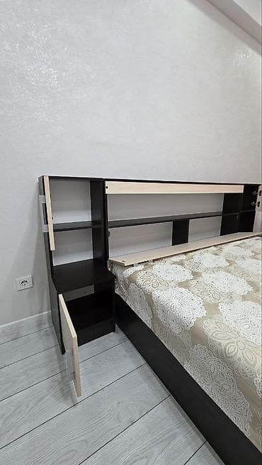 Эмерек гарнитурлары: Уктоочу бөлмө гарнитуру, Колдонулган, Эки ярустуу керебет, ДСП, Өзү алып кетүү — 5