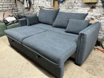 лежак для бассейна: Прямой диван, Новый, Трехместный — 5