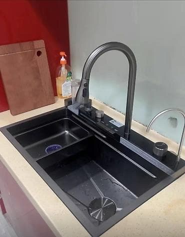 мойки кухонные: Кухонная мойка с интеллектуальной панелью и многофункциональным — 4