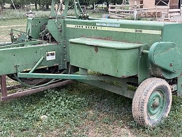 кабина комбайн: Пресс-подборщик тюковый John Deere 332 - Тип: прицепной тюковый пресс — 3