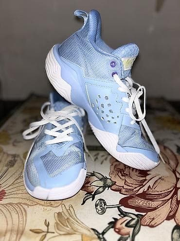 Мужские кроссовки, 42, 43, Б/у, цвет - Голубой, Самовывоз