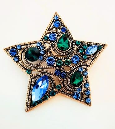 платье леопардовое: Брошь, Женские, Металл, Новый — 5