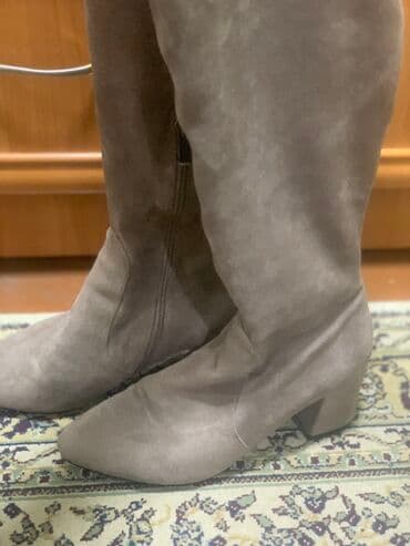 обувь для дома: Ботфорты клевые очень удобные! Сидят суперр и смотрятся богато! Модно — 1