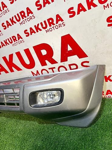 туманник поджеро: Бампер Mitsubishi, Б/у, Оригинал — 3