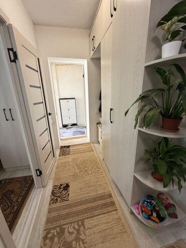 дом 3 ком: Үйдүн жарымы, 57 кв. м, 3 бөлмө, Кыймылсыз мүлк агенттиги, Косметикалык оңдоо — 6