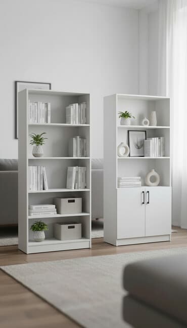 растоечный шкаф: Книжный шкаф, Новый, ЛДСП — 1