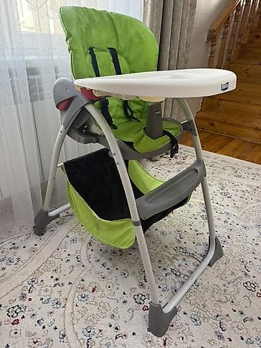 купить качалку детскую: Детский высокий стульчик для кормления Chicco. - Комфортное мягкое — 4