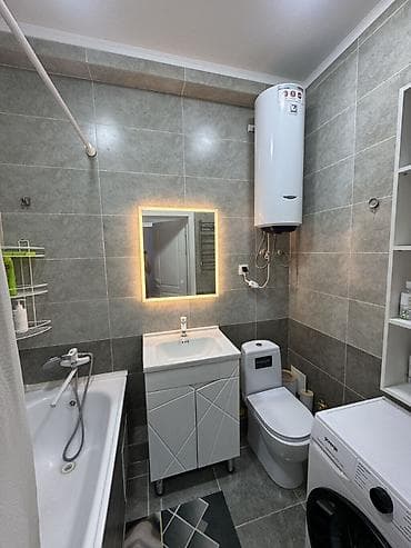 Батирлер: 1 бөлмө, 34 м², Жал мкр (а.и. Жогорку, Ортоңку, Төмөнкү) Элитка, 7 кабат, Евро оңдоо — 2