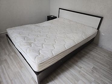 sofa bed: Двуспальная кровать, Б/у, С матрасом, длина - 200 см — 2