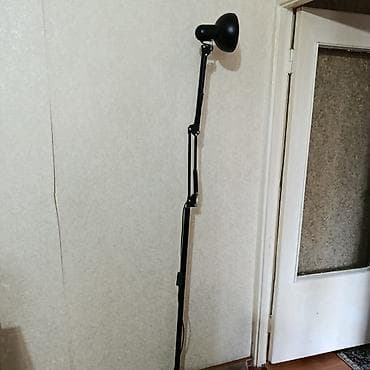 Жарык кылуу: Торшер с регулируемой лампой на пружинном кронштейне. - Цвет: чёрный — 6