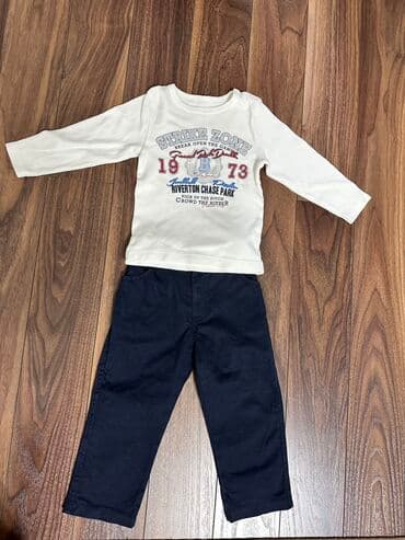 школьные костюмы для мальчиков: Комплект, цвет - Синий, Б/у — 2