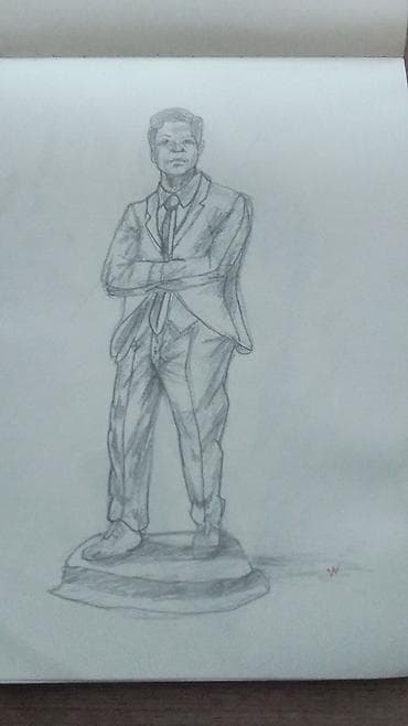 темир тапкыч: Портрет карандашом на бумаге нарисую вас тоже. за 150сом. я — 3