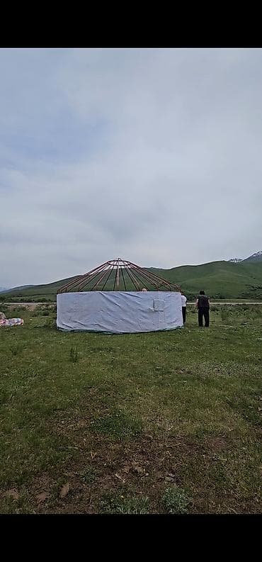 Спорт жана хобби: Юрта разборная с каркасом - Традиционная круглая юрта, подходит для — 2
