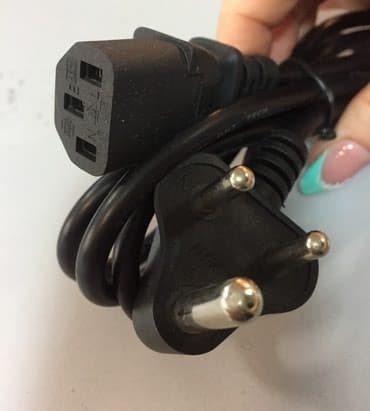 шнур питание: Кабель питания с нестандартной вилкой длиной 1.2 м Технические — 1