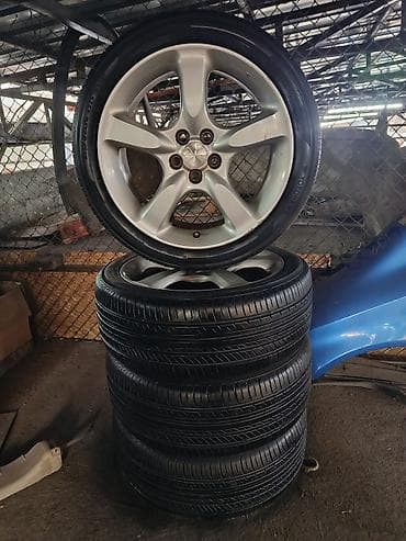 w210 e280: Литые Диски R 17 Subaru, Комплект, отверстий - 4, Новый — 4